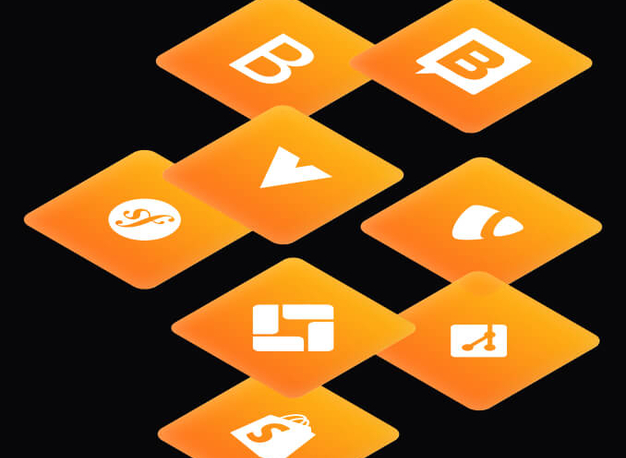 Logos von verschiedenen Web Aplikationen uns CMS