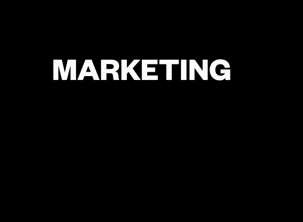Auf einem schwarzen Hintergrund wird: Marketing Automation in verschiedenen Farben angezeigt