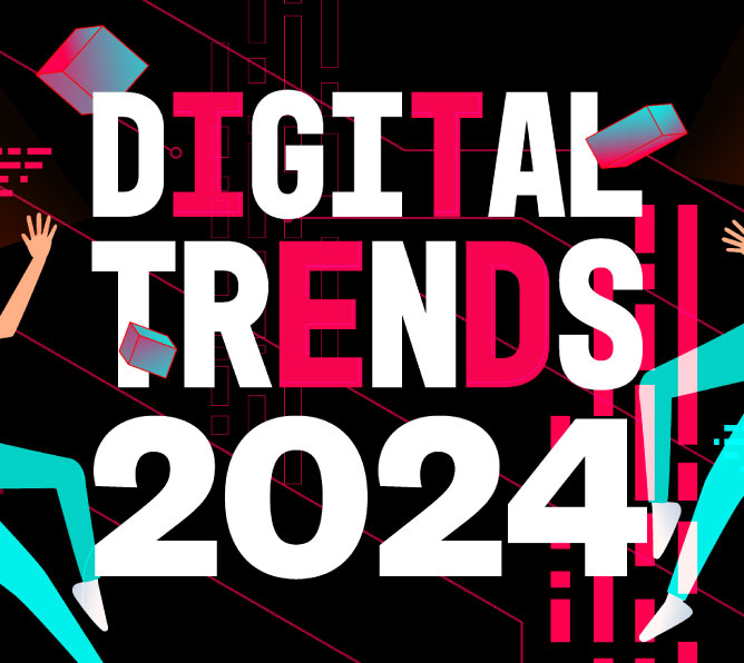The words "Digital Trends 2024" in white and red